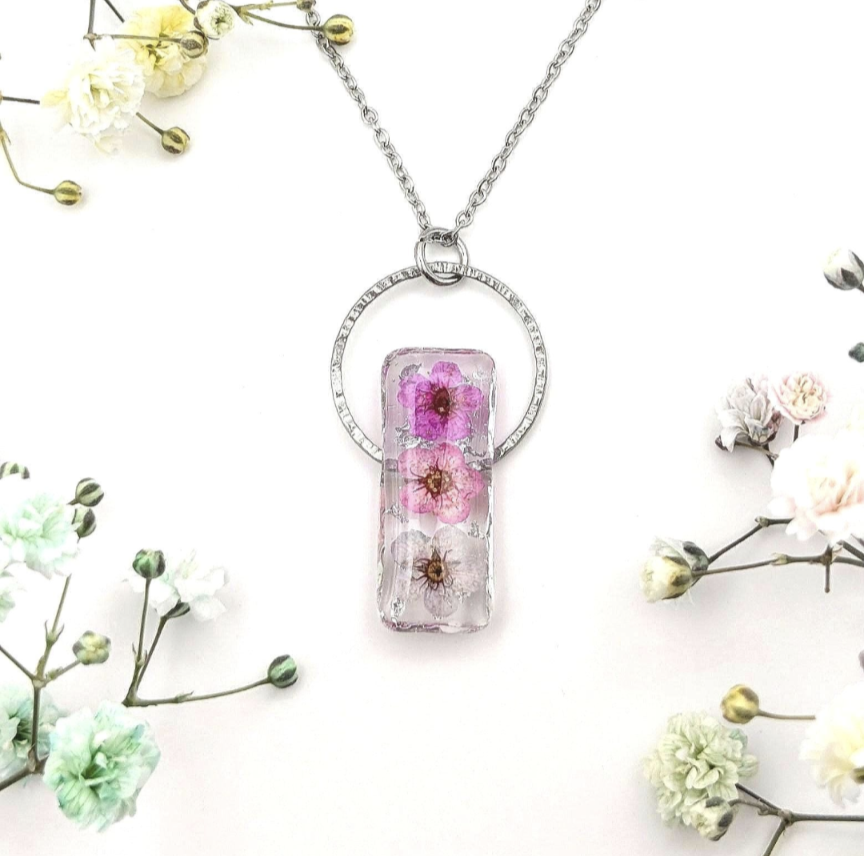 Cascading blossom necklace
