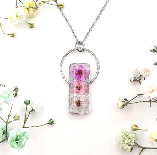 Cascading blossom necklace