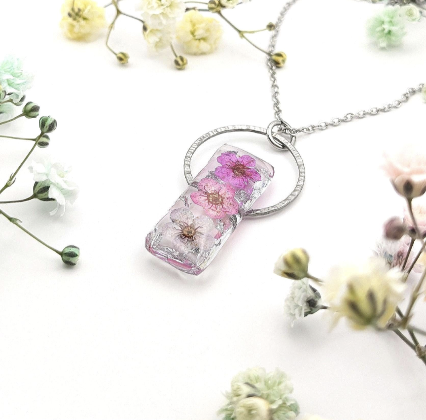 Cascading blossom necklace