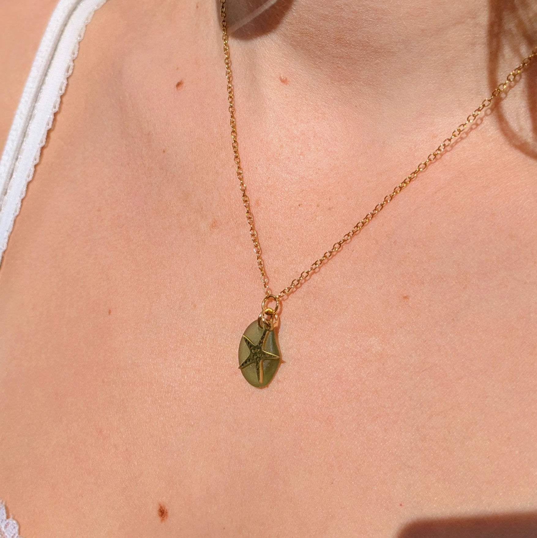 Starfish wishes necklace (Gold)