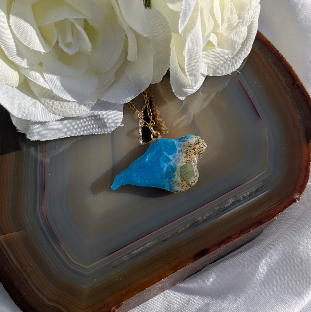 Isle of Wight beach necklace