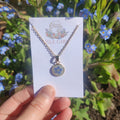 Little forget me not necklaces