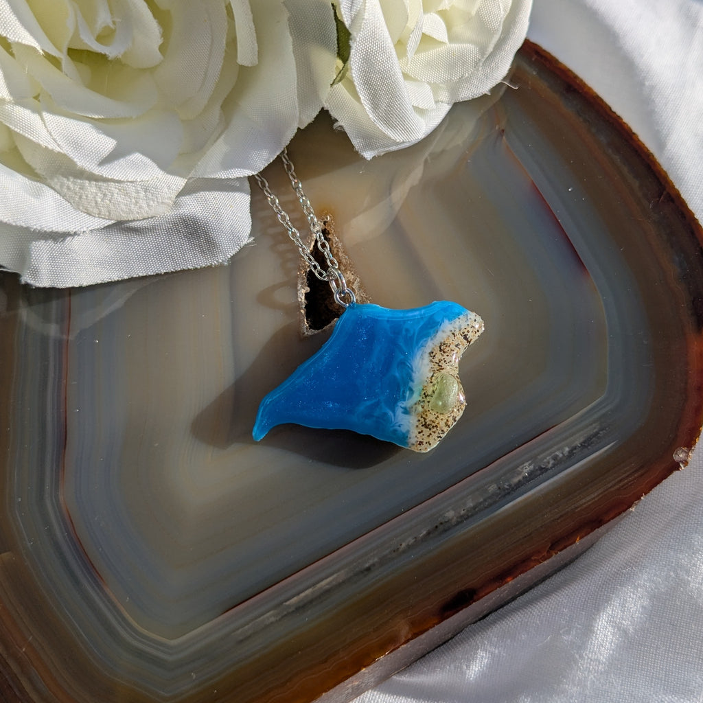 Isle of Wight beach necklace