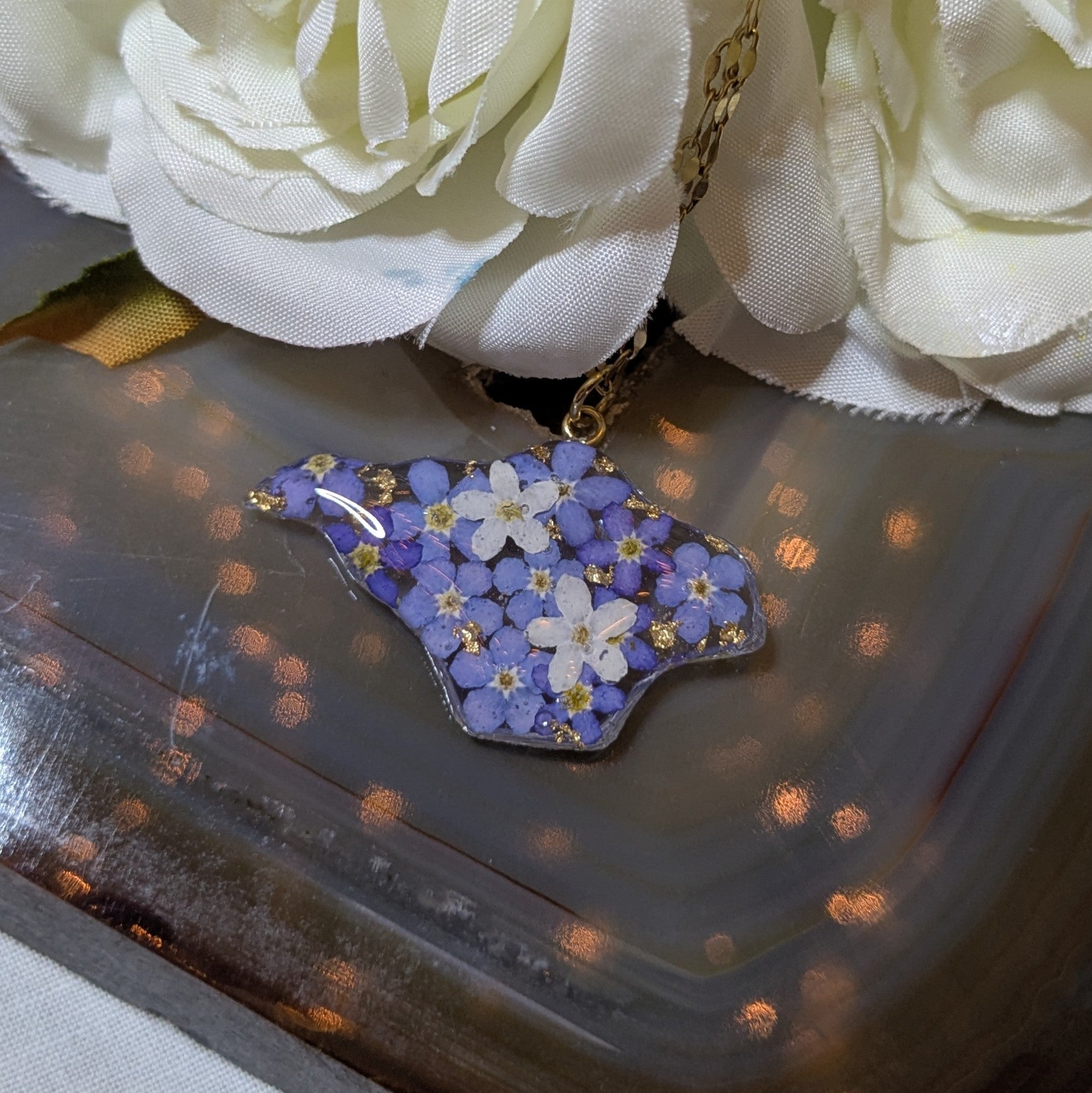 Full bloom Isle of Wight necklace