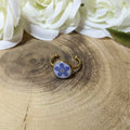 Forget me not adjustable cuff ring