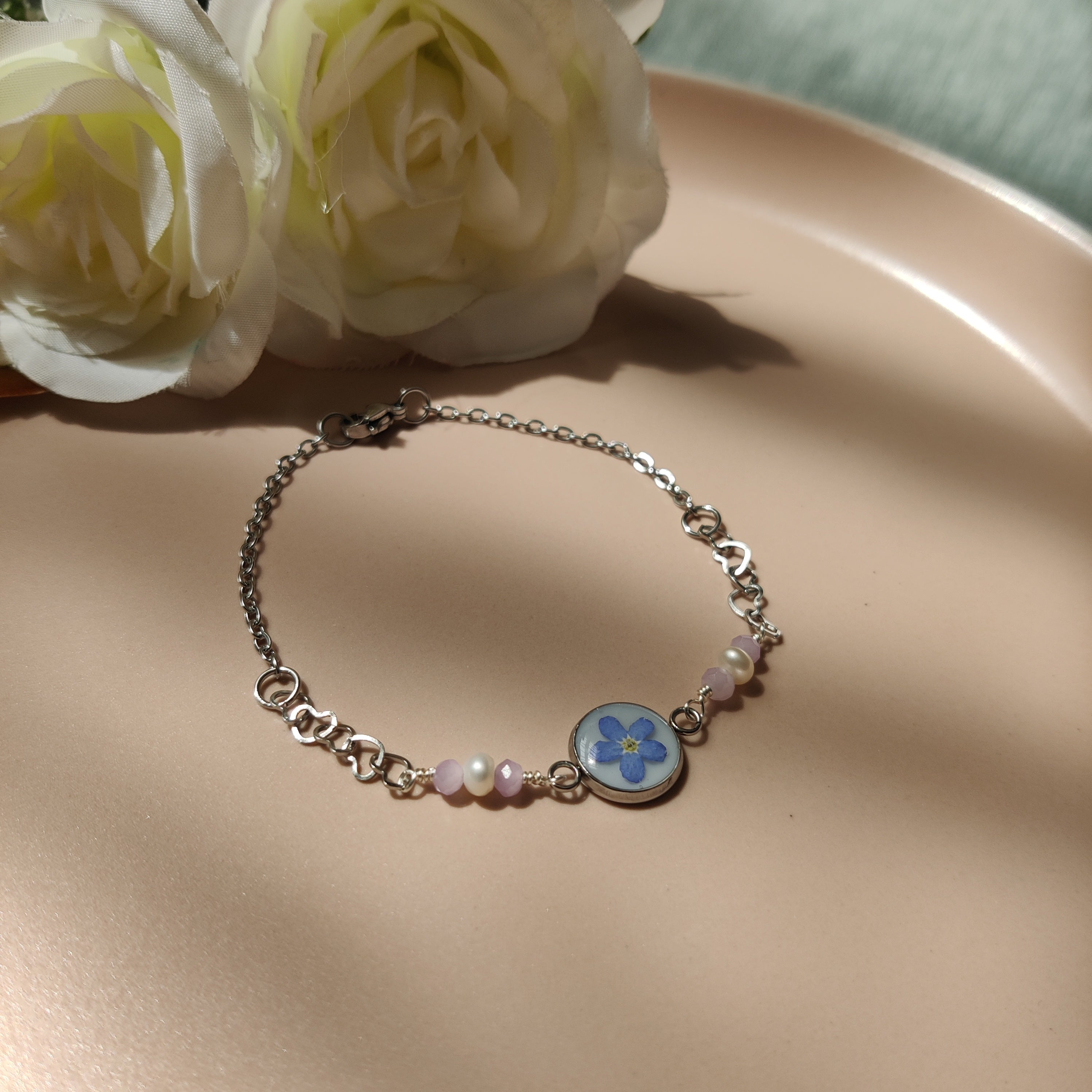 Forget me not bracelet