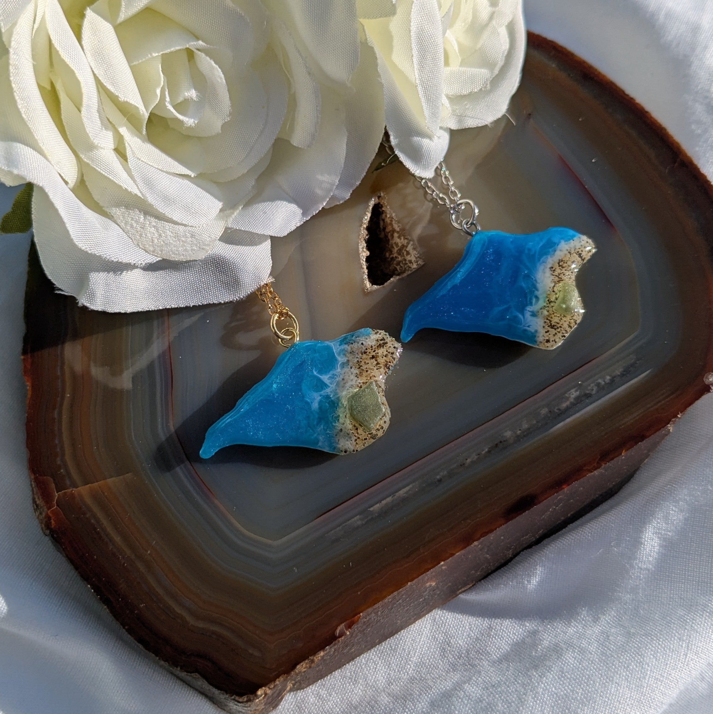 Isle of Wight beach necklace