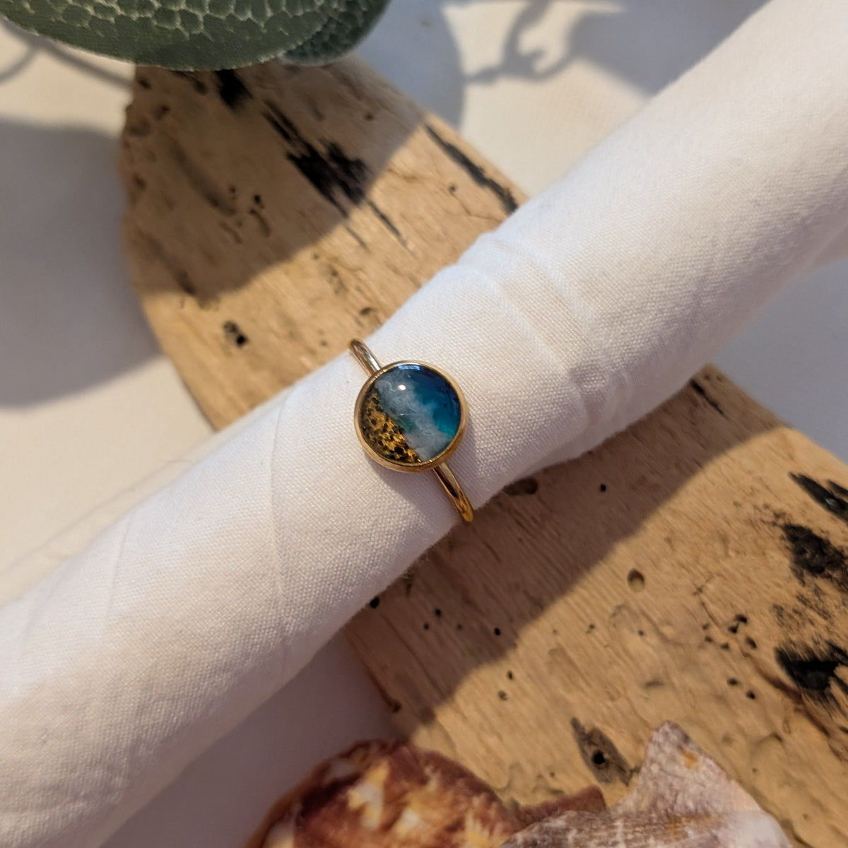Mini beach ring (gold)