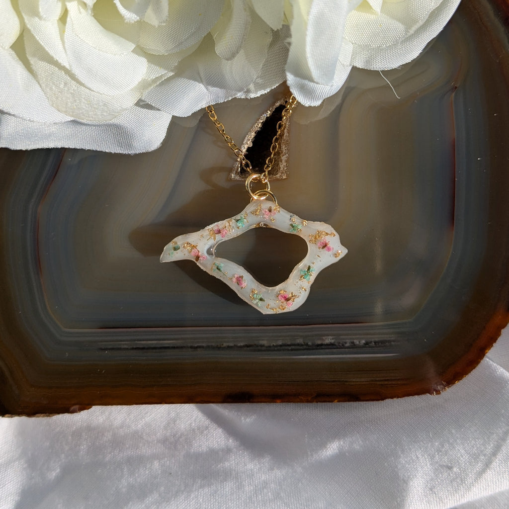 Isle of Wight outline necklace