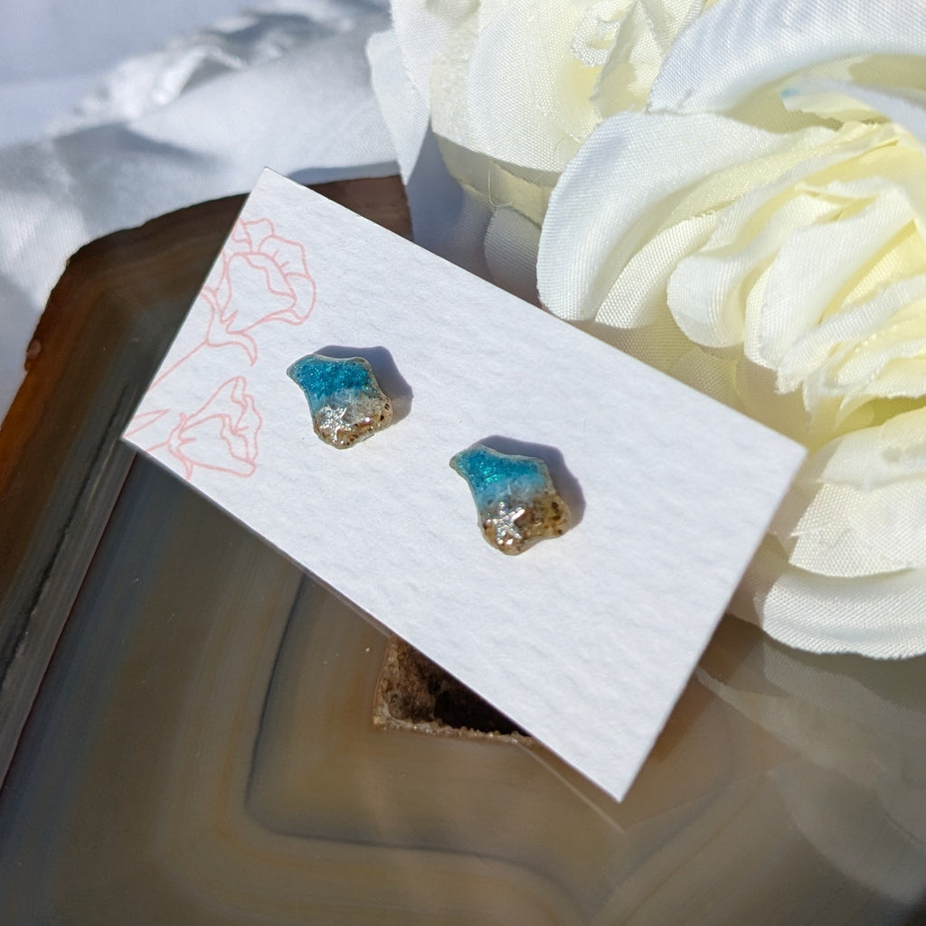 Isle of Wight beach earrings