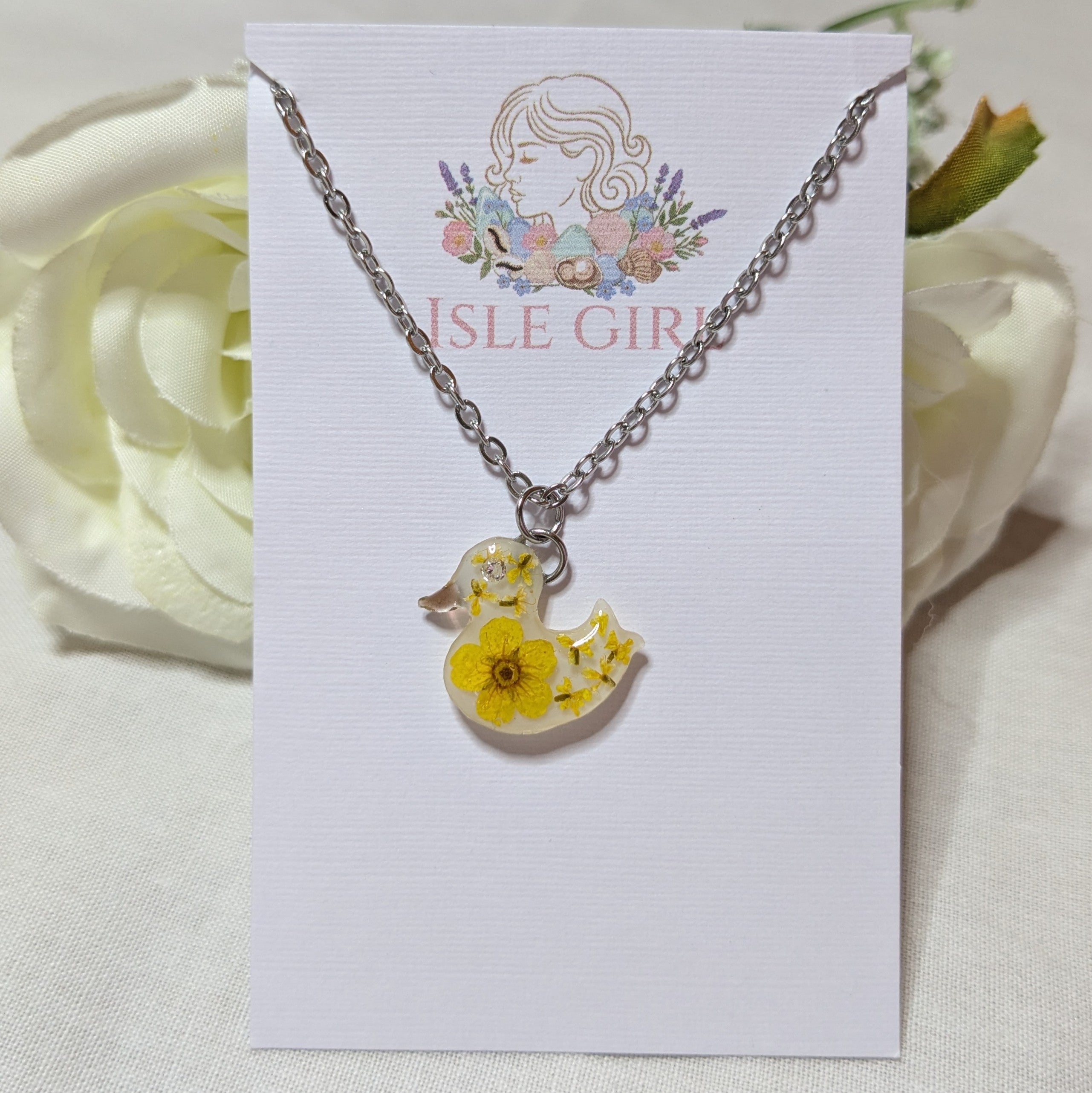Little duck necklace