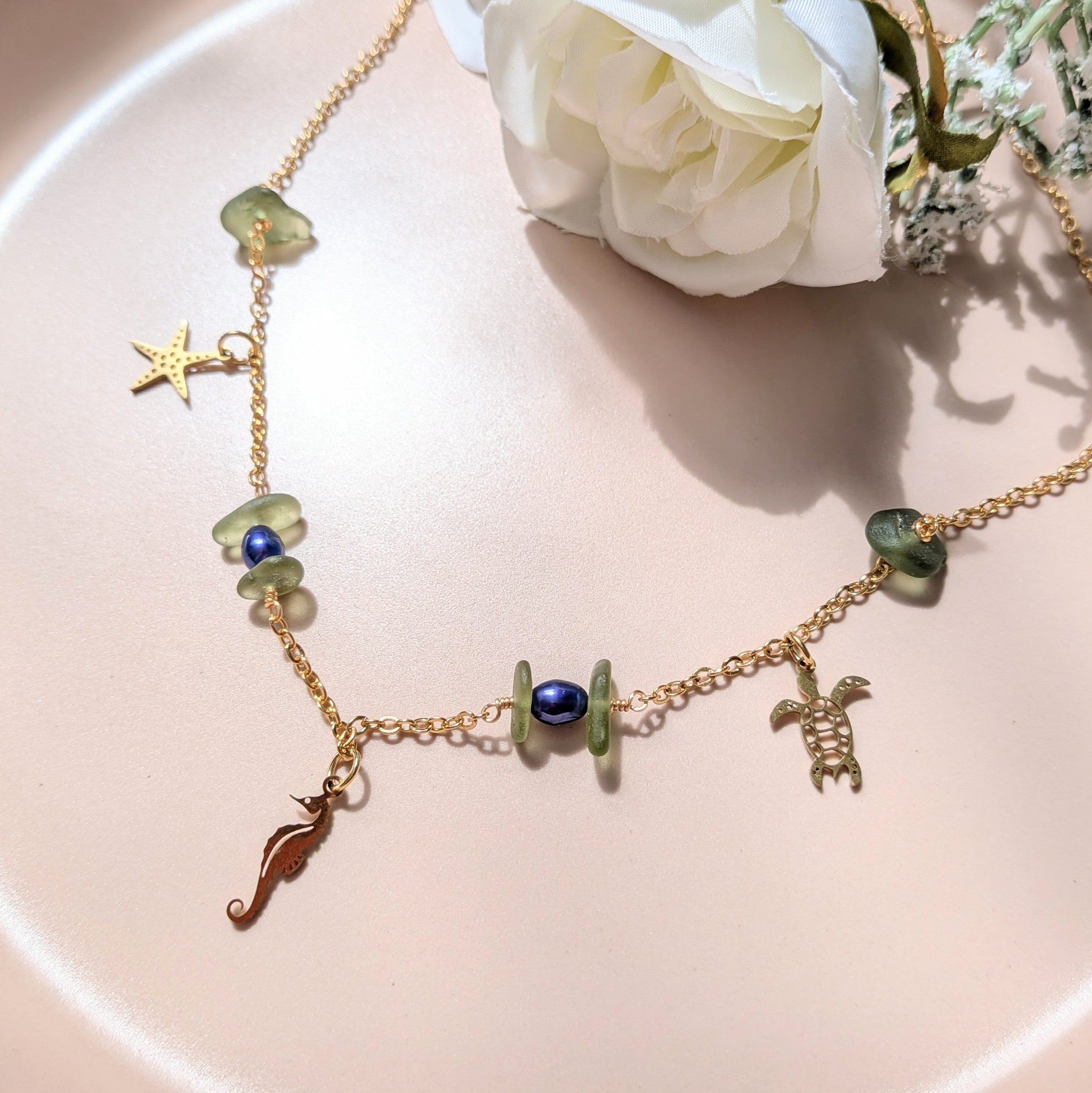 Sea charms necklace