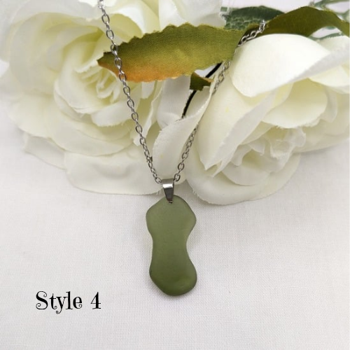 Isle Of Wight sea glass necklaces