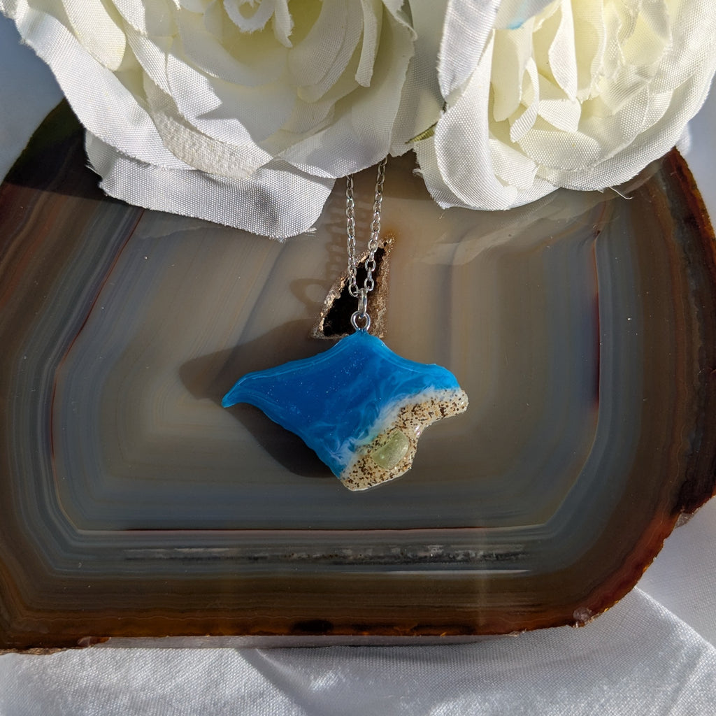 Isle of Wight beach necklace