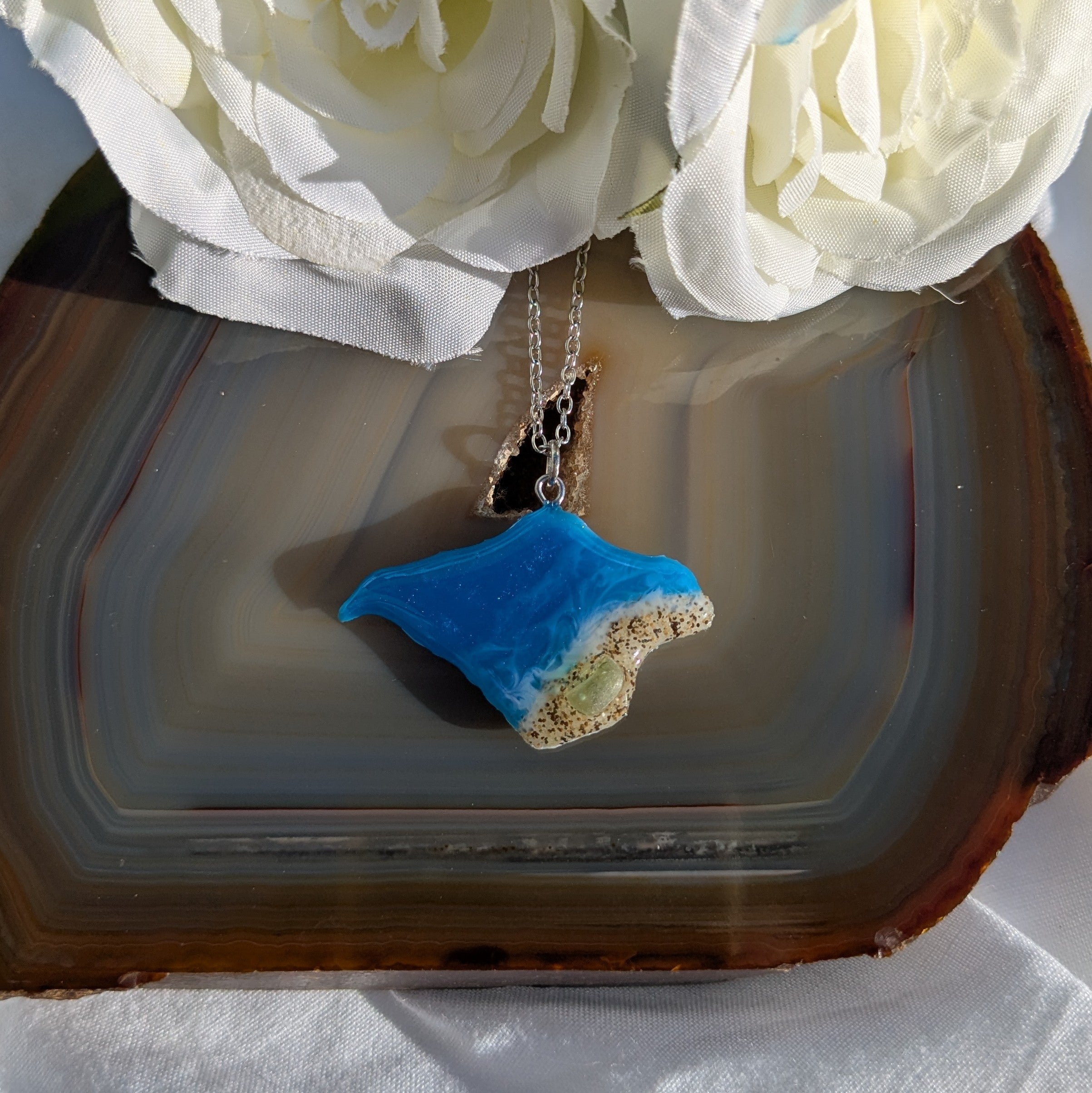 Isle of Wight beach necklace