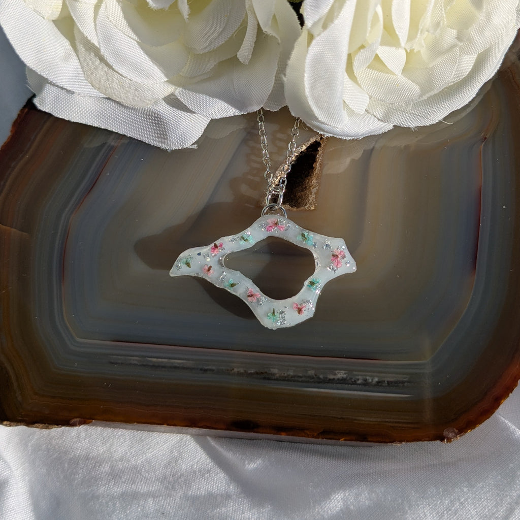 Isle of Wight outline necklace