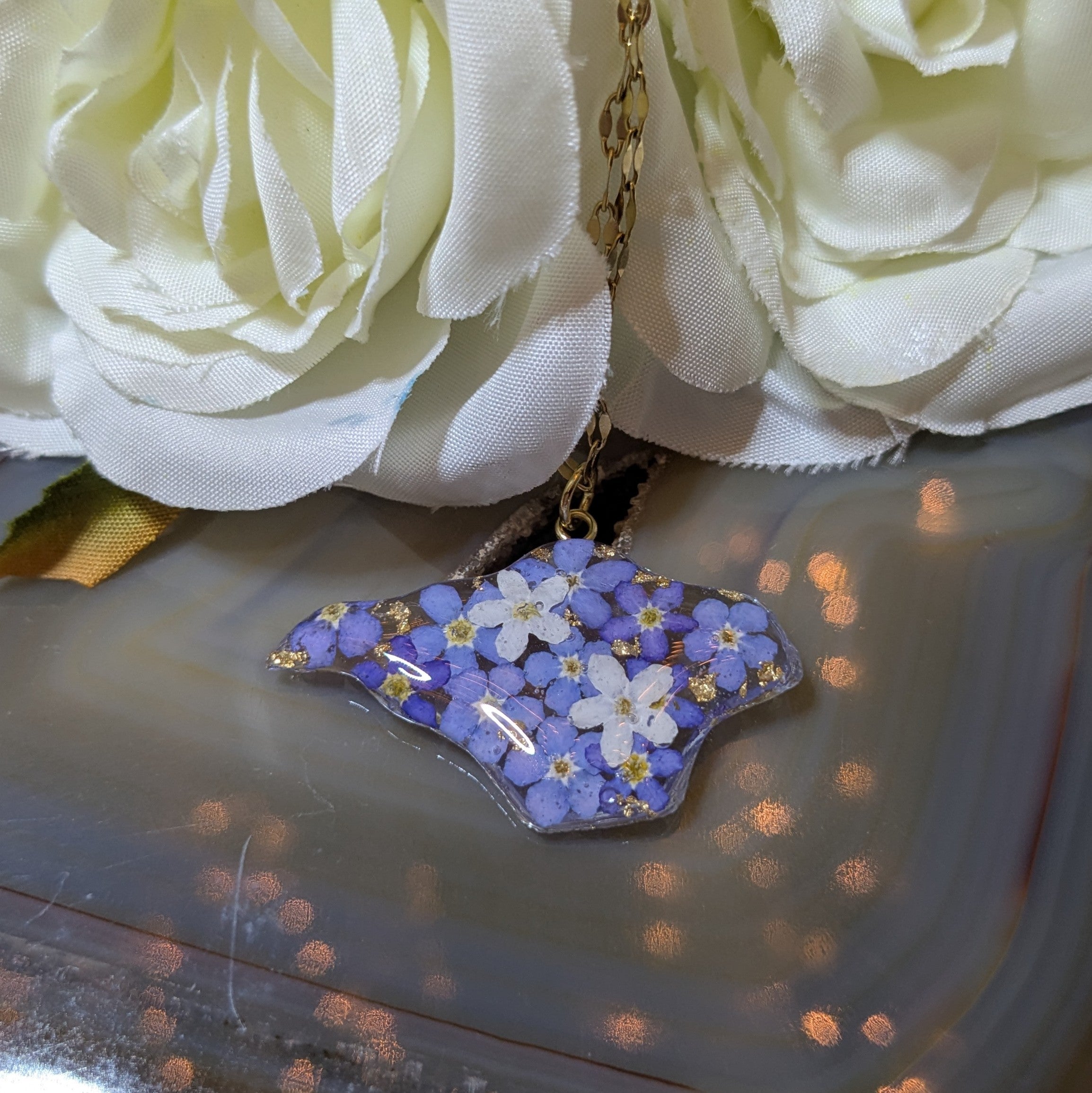 Full bloom Isle of Wight necklace