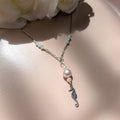 Pearly sea-mare necklace