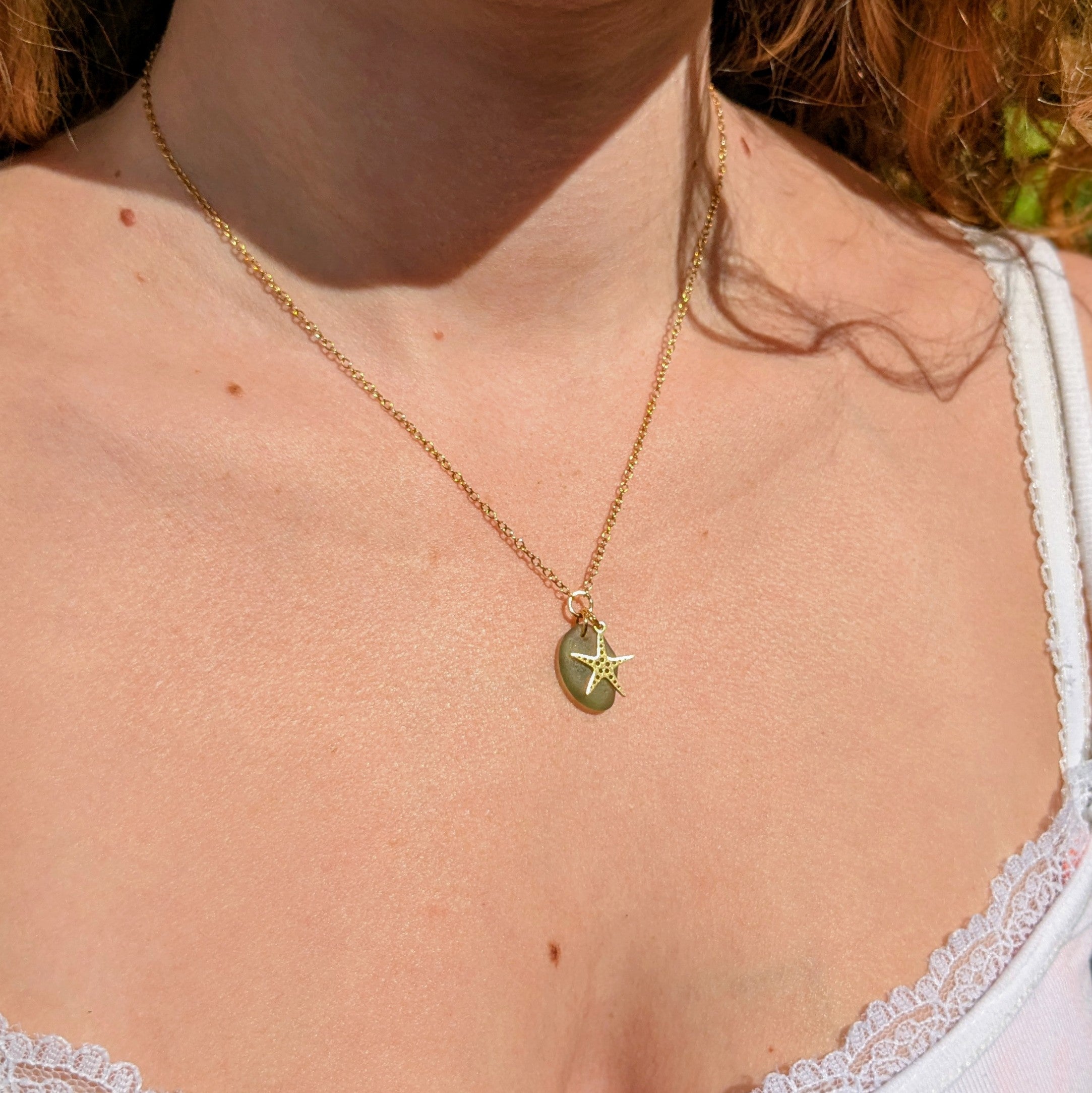 Starfish wishes necklace (Gold)