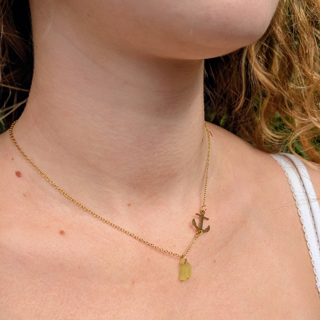 Anchors away necklace (Gold)