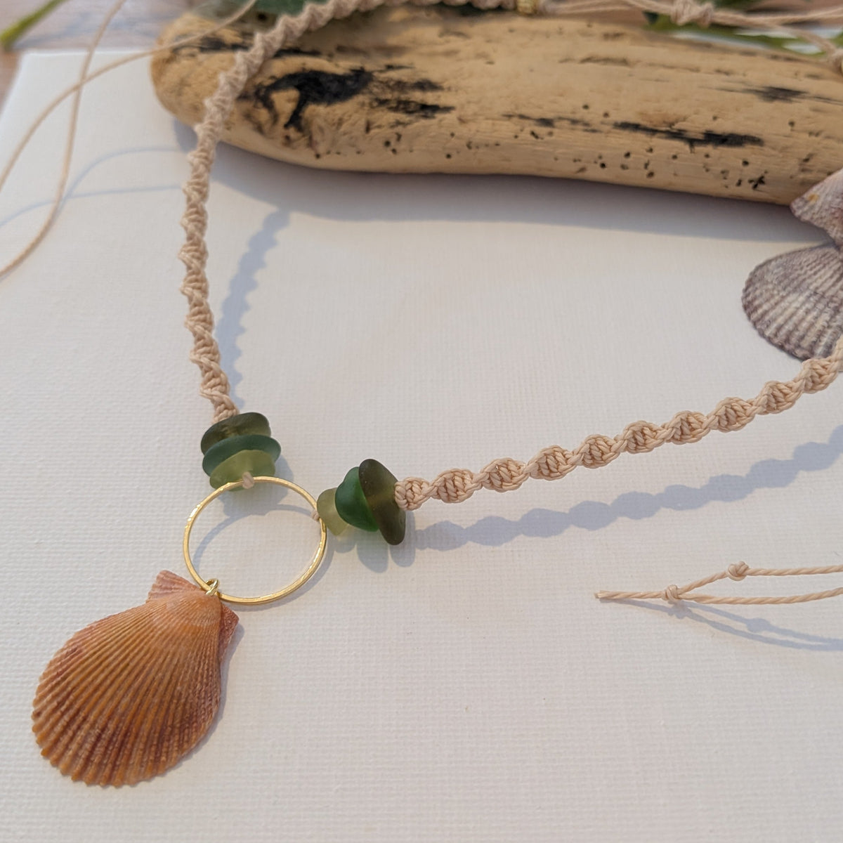 Salty knot necklace