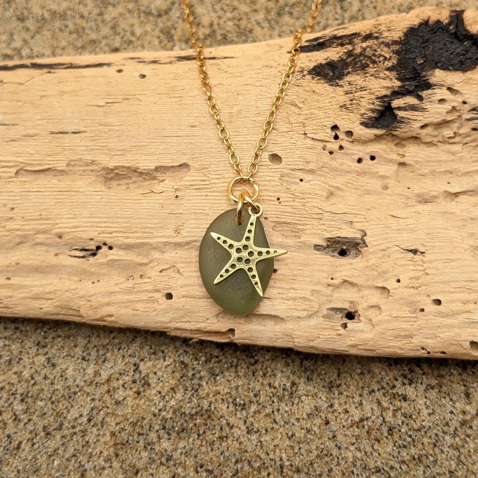 Starfish wishes necklace (Gold)