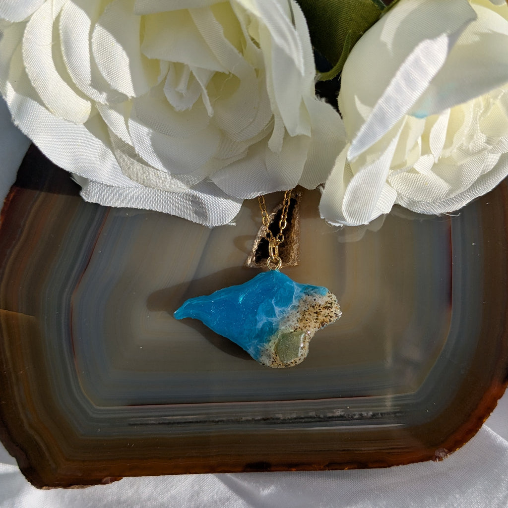 Isle of Wight beach necklace