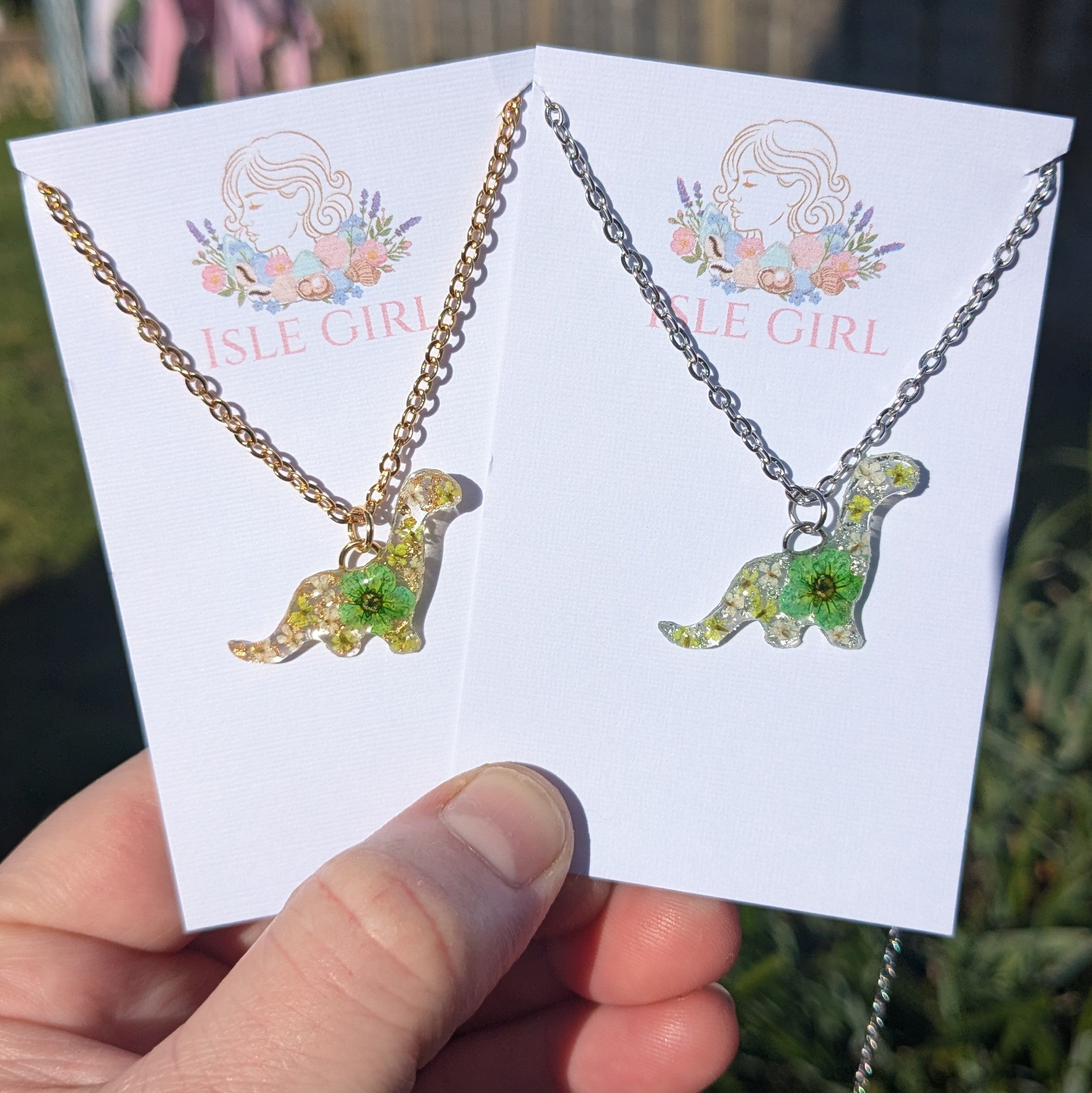 Little Brachiosaurus necklace