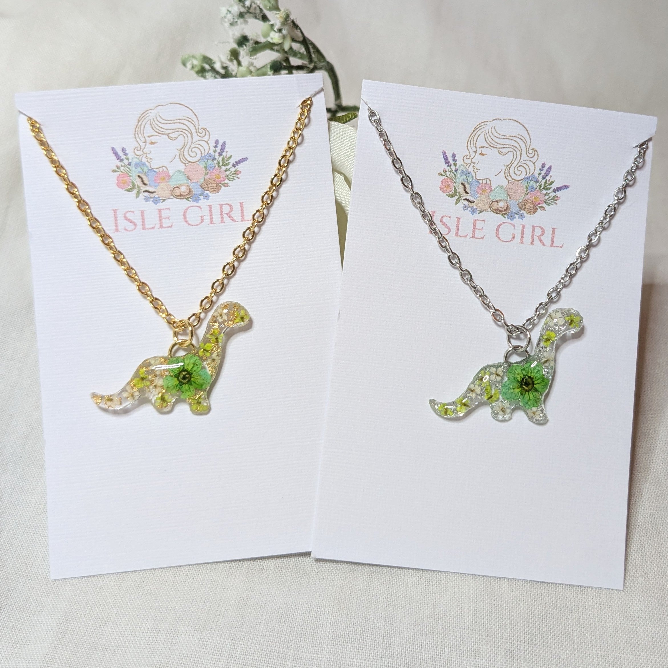 Little Brachiosaurus necklace