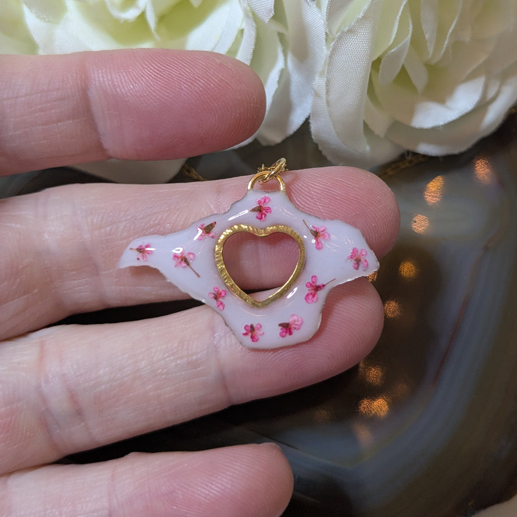 My heart is with the island necklace