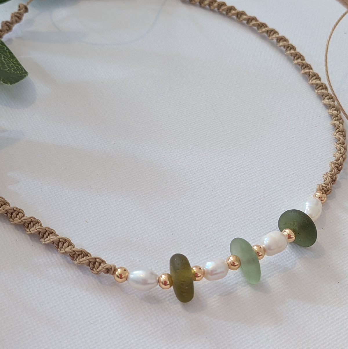 Low tide treasure necklace