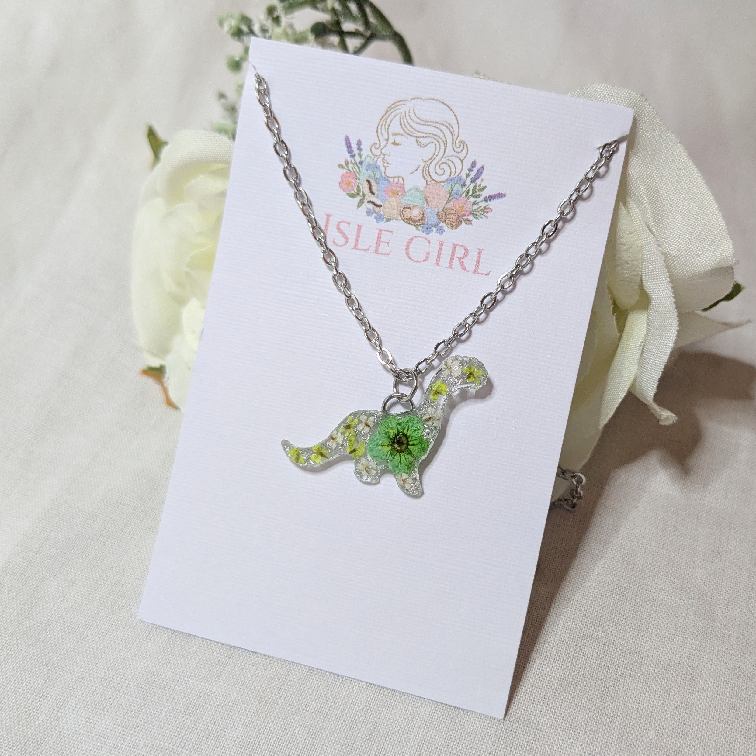 Little Brachiosaurus necklace