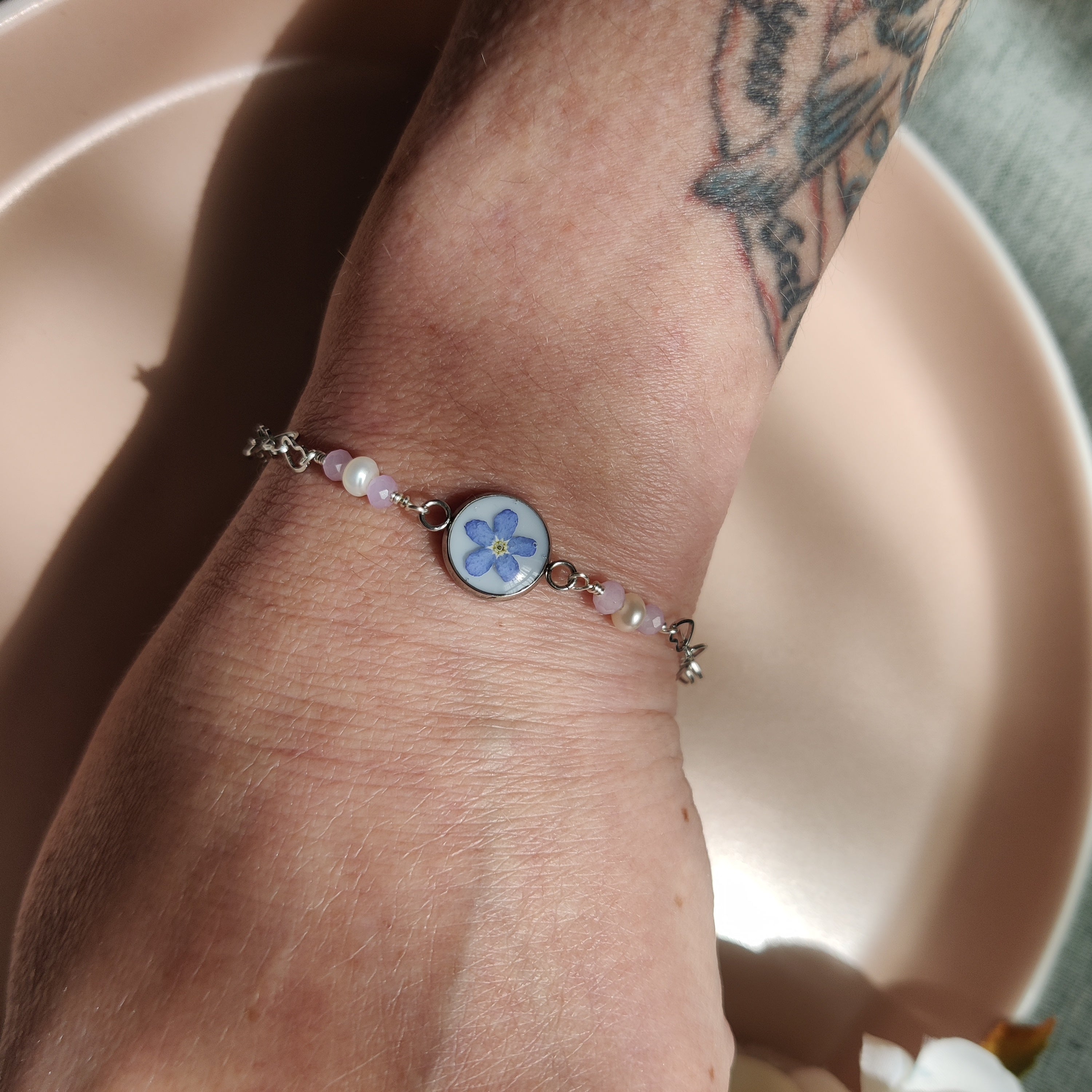 Forget me not bracelet
