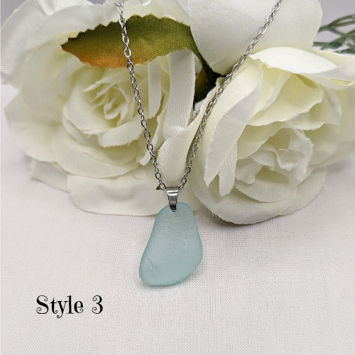 Isle Of Wight sea glass necklaces