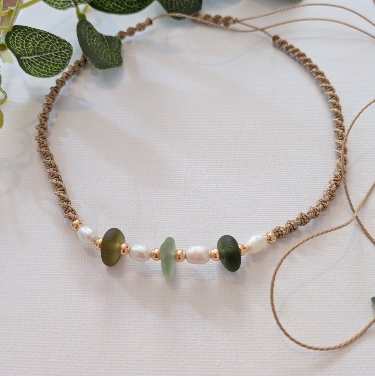 Low tide treasure necklace