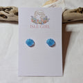 Resin shell earring