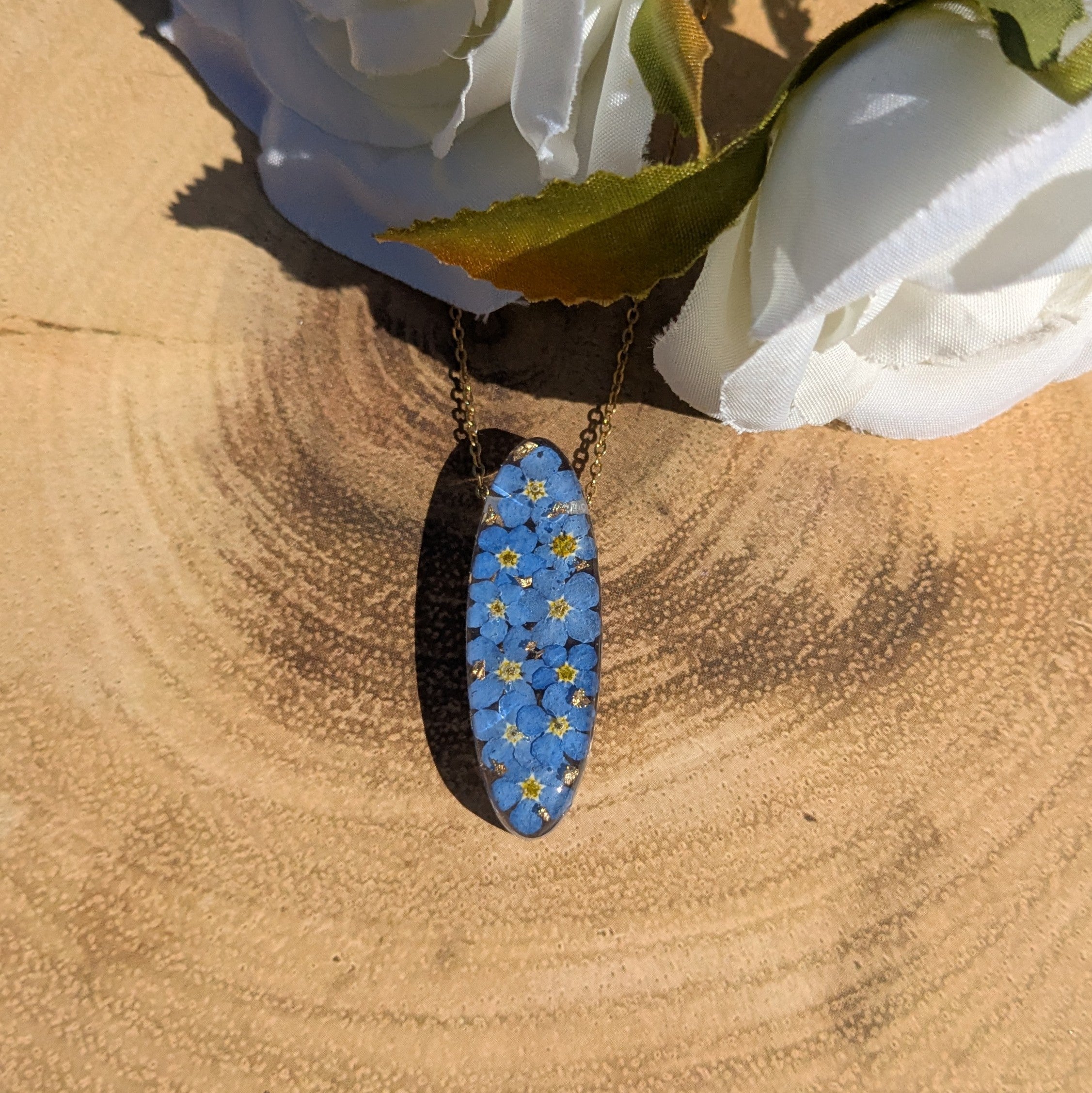 Forget me not necklace