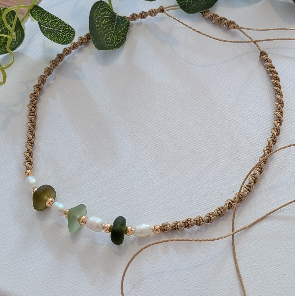 Low tide treasure necklace
