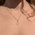 Seahorse kisses necklace (Gold)