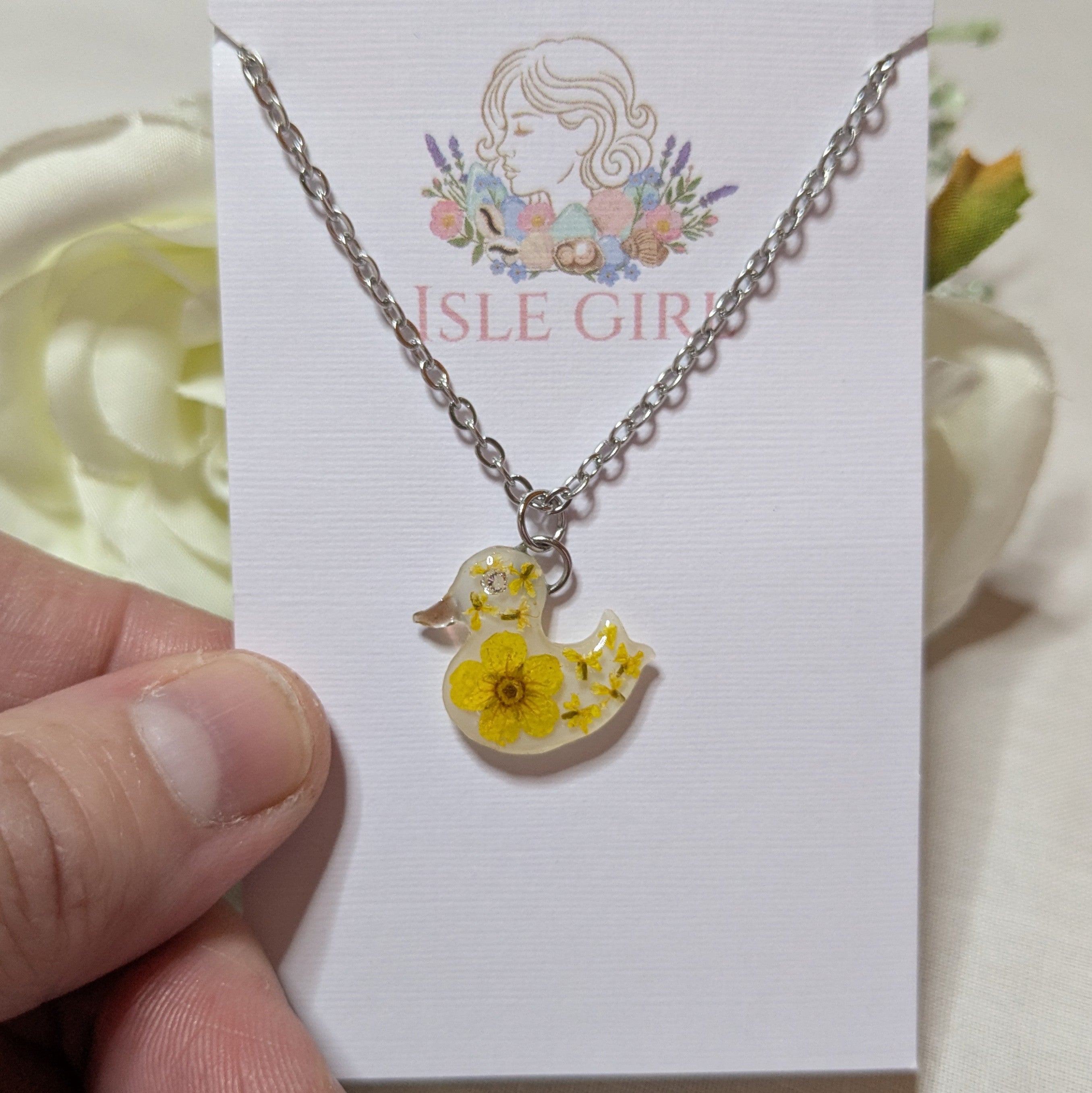 Little duck necklace