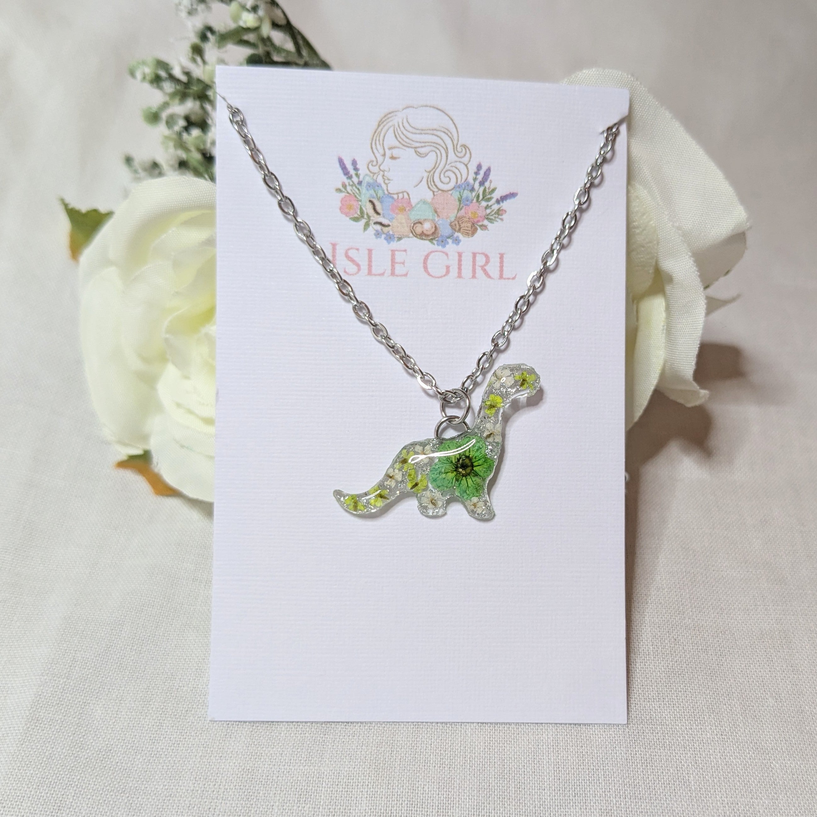 Little Brachiosaurus necklace