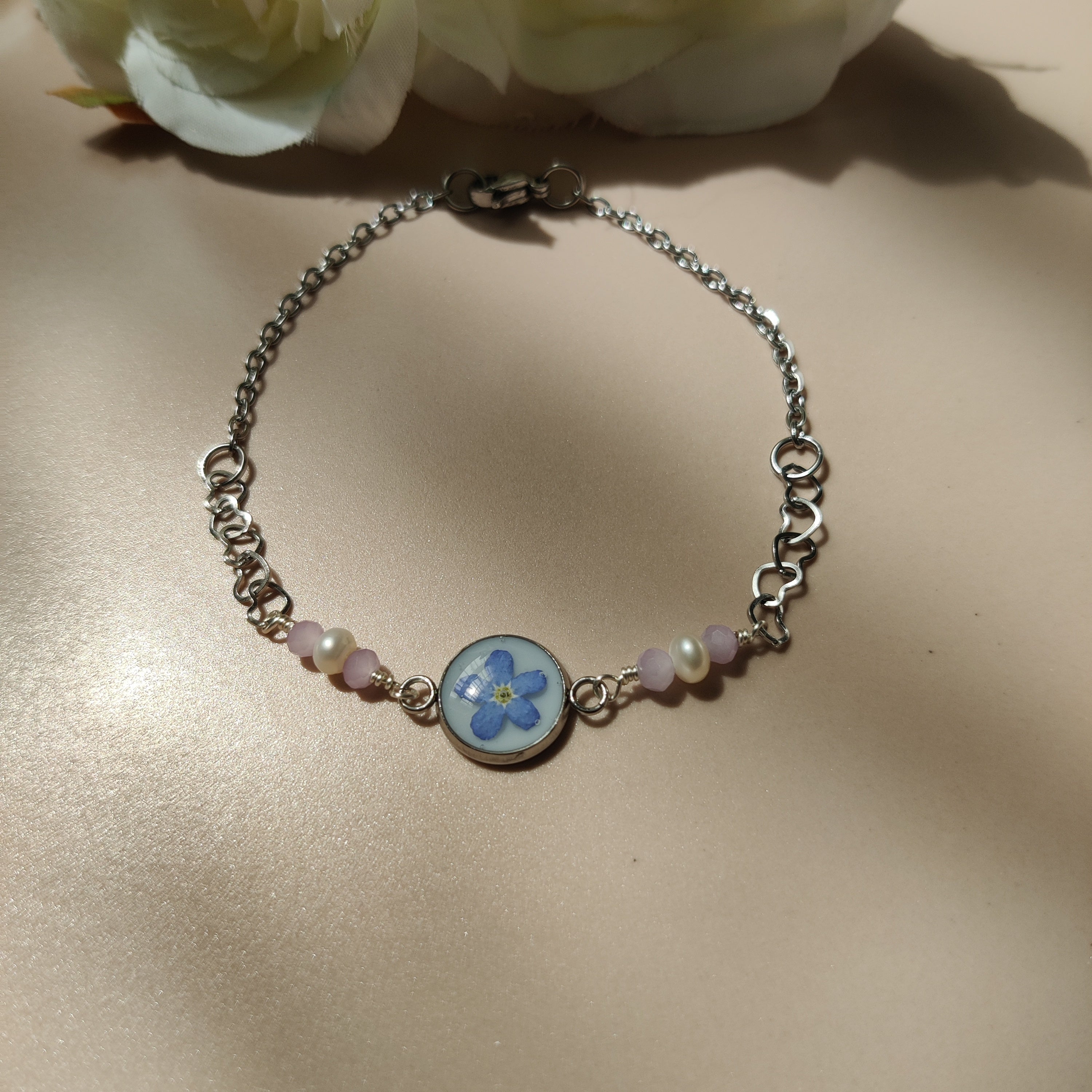 Forget me not bracelet